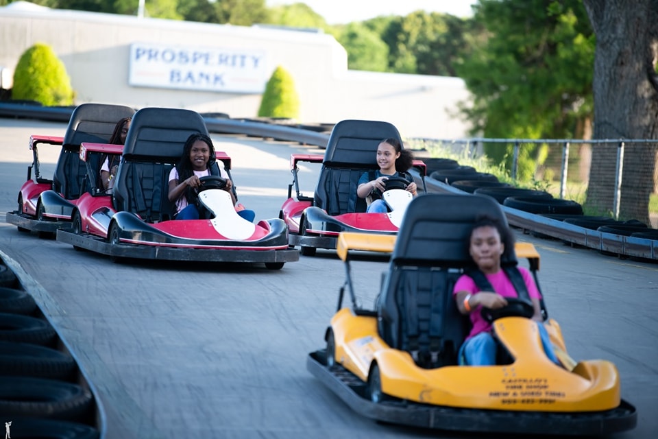 Kids on Go Karts